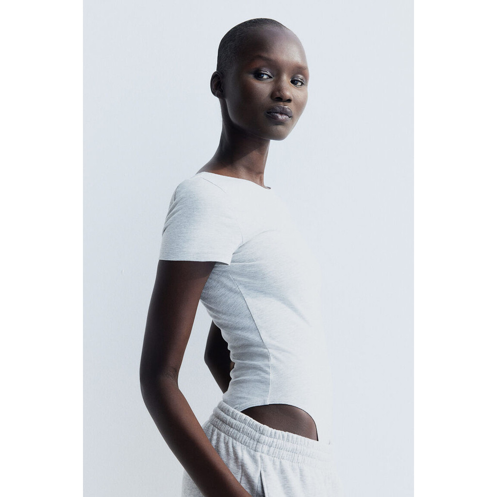 H&M Woman Scoop-back body 1234786_1