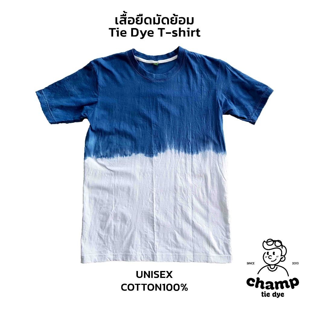 เสื้อยืดมัดย้อม โอเวอร์ไซส์ คอกลม ไซส์ใหญ่ ผ้าฝ้าย เสื้อเด็ก Tie Dye Oversized kids T-shirt unisex