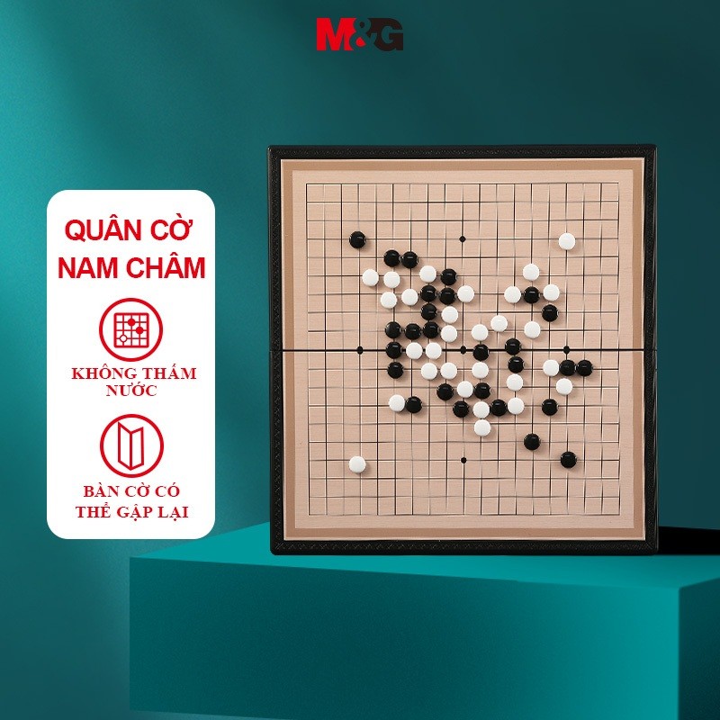 M&g แม่เหล็กพับได้ Go เด็กผู้ปกครองและเด็ก Interactive ของเล่นแบบพกพาพับเกมหมากรุกเครื่องเขียน MO
