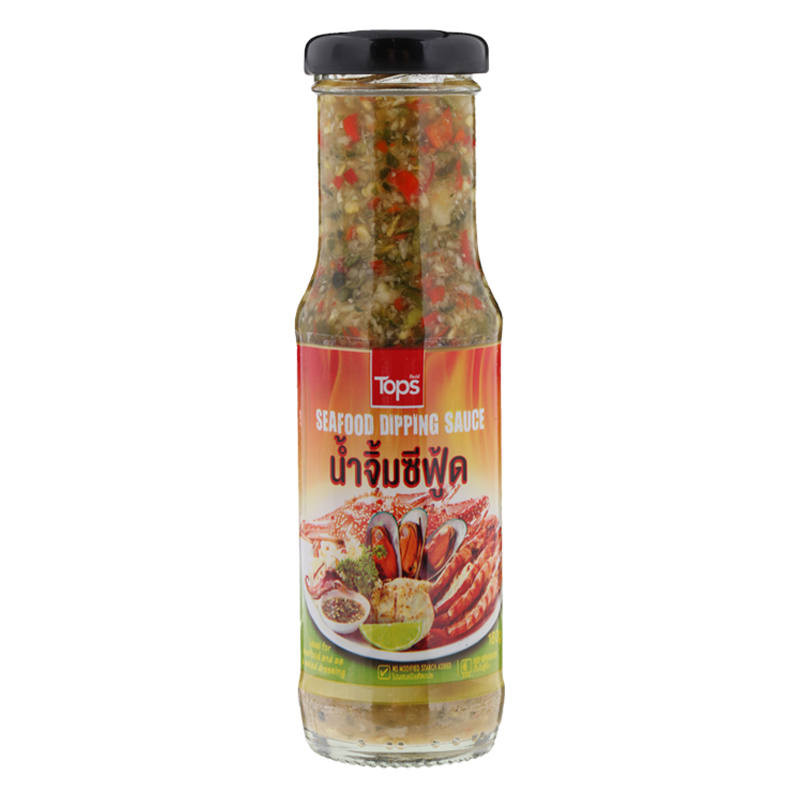 ท็อปส์น้ำจิ้มซีฟู้ด 180กรัม / Tops Seafood Dipping Sauce 180g.[8853474058341]