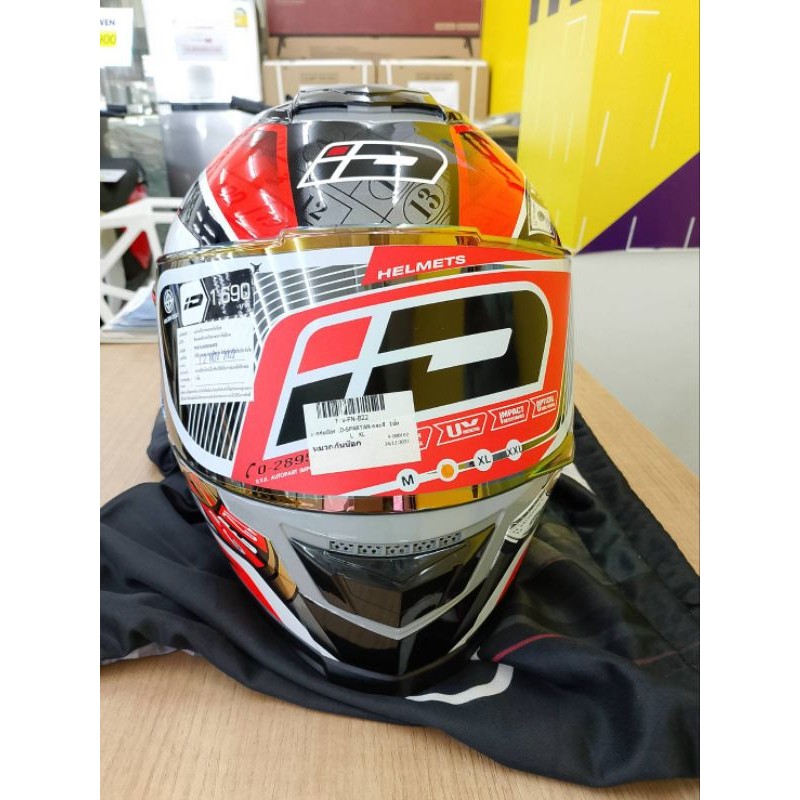 หมวกกันน๊อคเต็มใบINDEX ID SPARTAN  (mn-fn-b13)