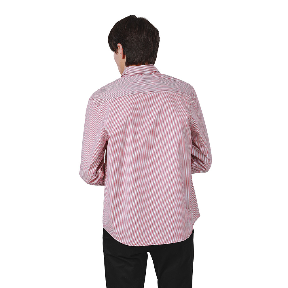 John Henry เสื้อเชิ้ตผู้ชายแขนยาว ทรงปกติ รุ่น JH F624MSLRG45 - สีแดง