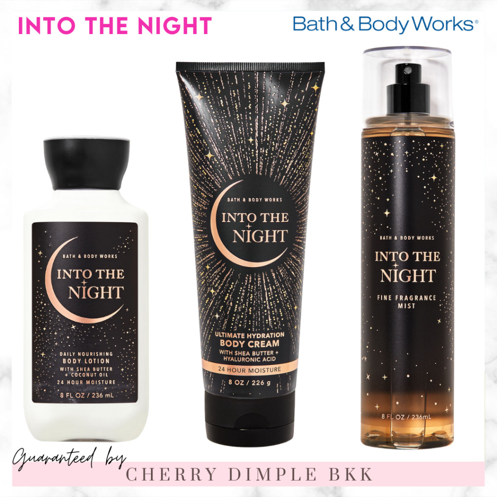 [กดในไลฟ์ตอนเที่ยงลด50%]🍒ของแท้·ส่งไว·ถูก🍒BATH AND BODY WORKS กลิ่นฮิต INTO THE NIGHT bath and bodyw
