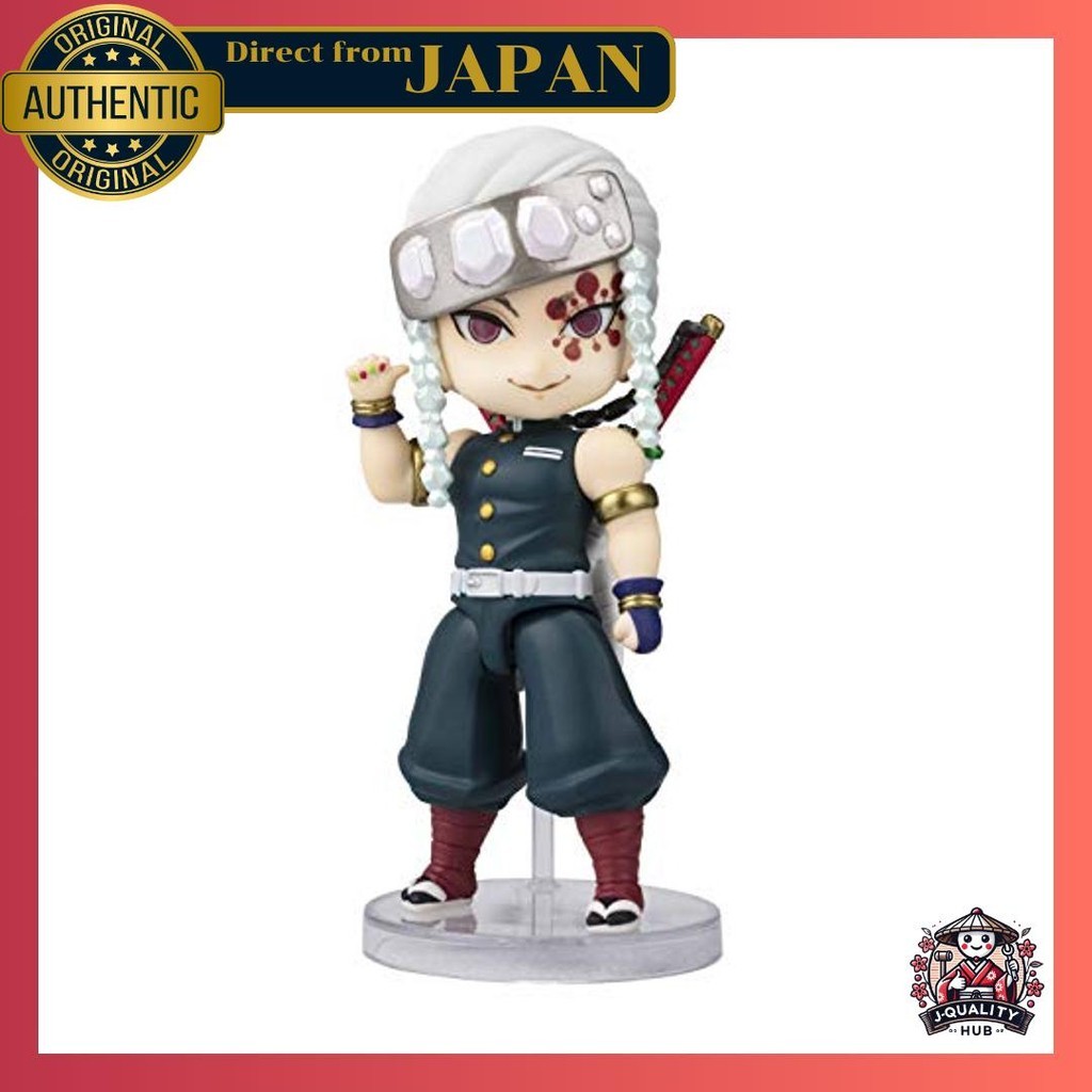 ✈️🇯🇵BANDAI SPIRITS Figuarts Mini Demon Slayer Kimetsu no Yaiba BAS60829 Tengen Uzui ฟิกเกอร์เคลื่อนไ