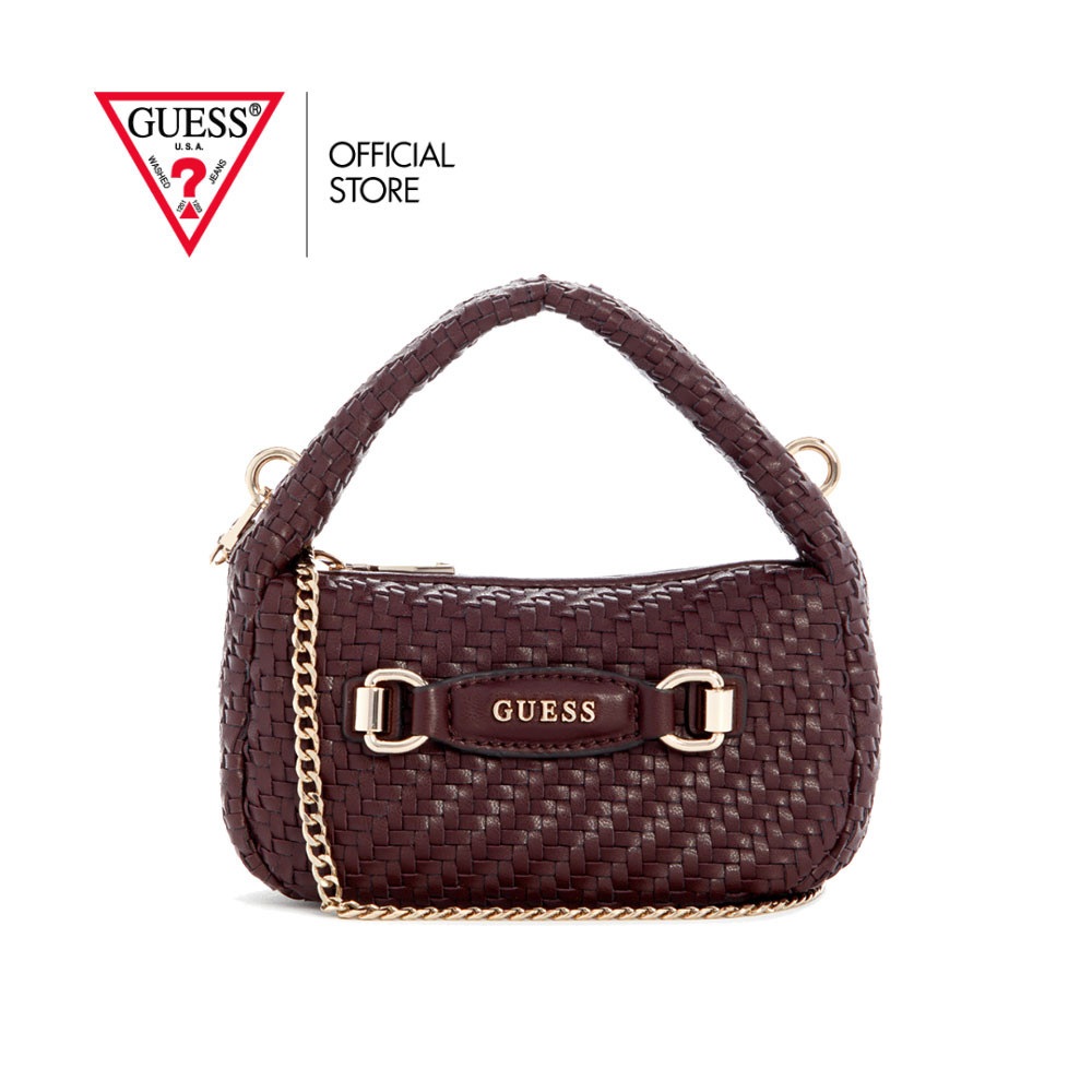 GUESS กระเป๋า รุ่น WG953073 FRANCY MINI HOBO สีแดง