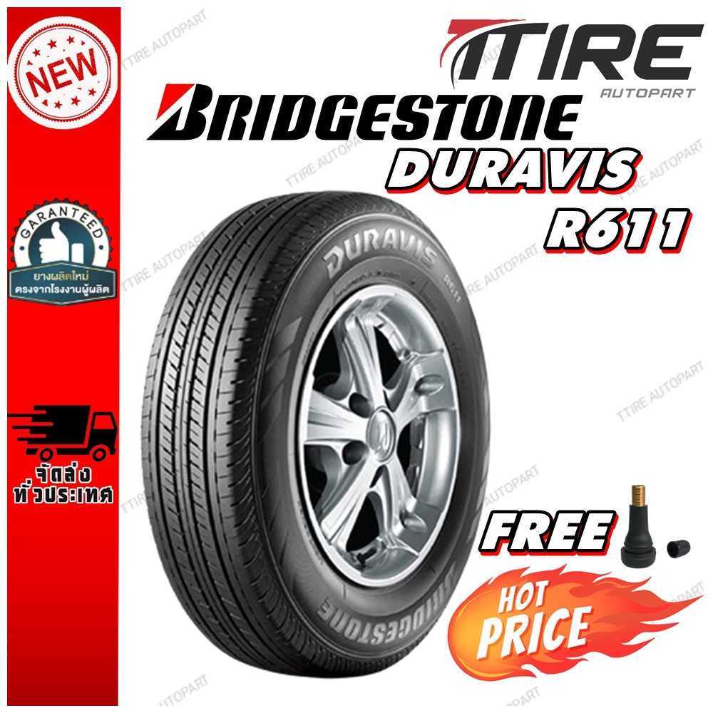 ยางรถยนต์กระบะขนาด 205/70R15 ,215/70R15 ,215/65R16 ,215/70R16 รุ่น DURAVIS R611 ยี่ห้อ Bridgestone