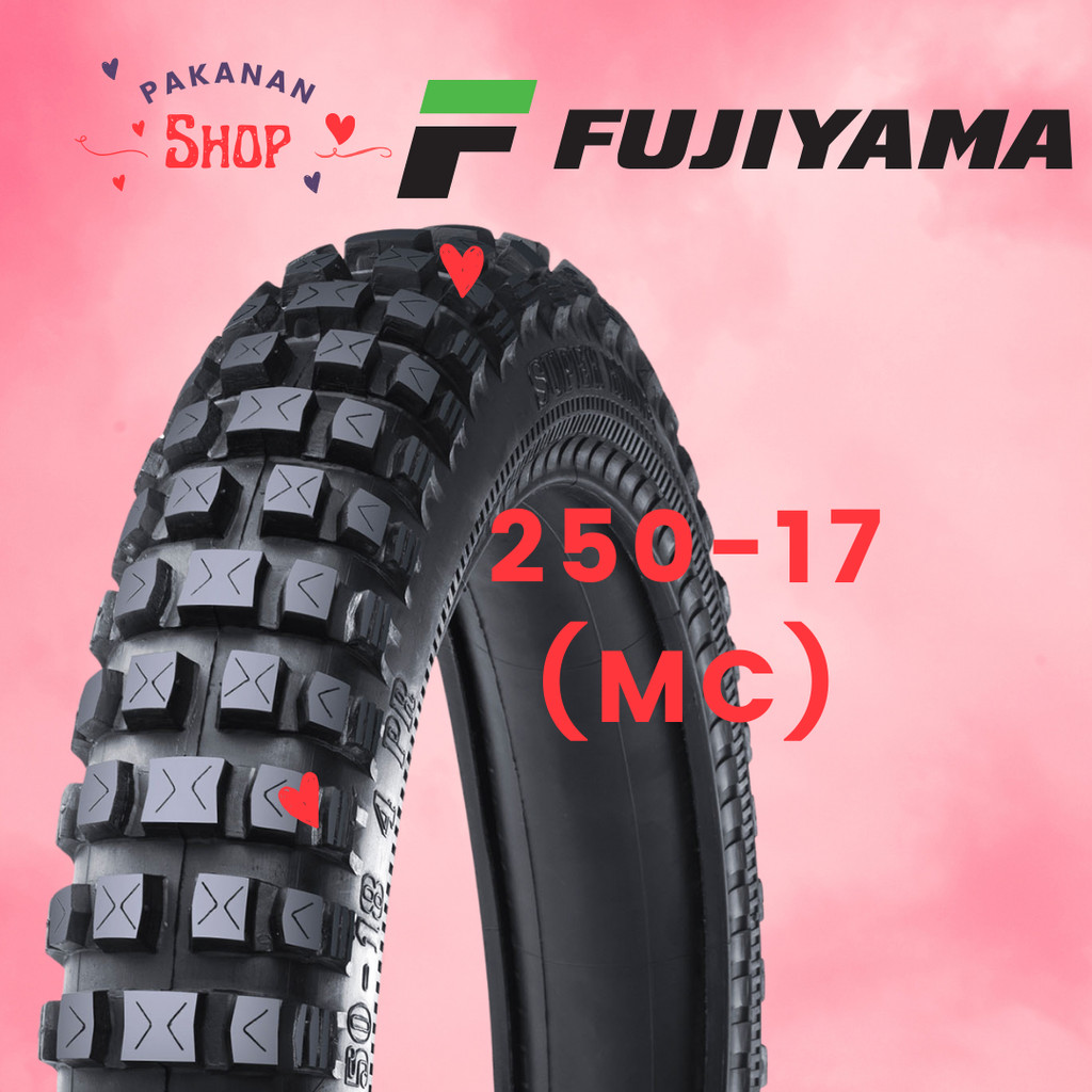 ยางนอก มอเตอร์ไซค์ 250-17  ลายวิบาก