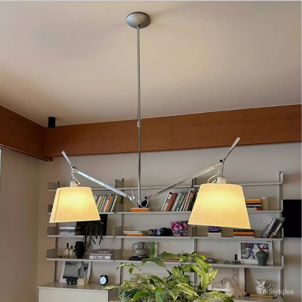 อิตาลี Artemide Tolomeo โคมไฟระย้าร้านอาหารยุคกลางสองหัวโต๊ะอ่านหนังสือ BRUR
