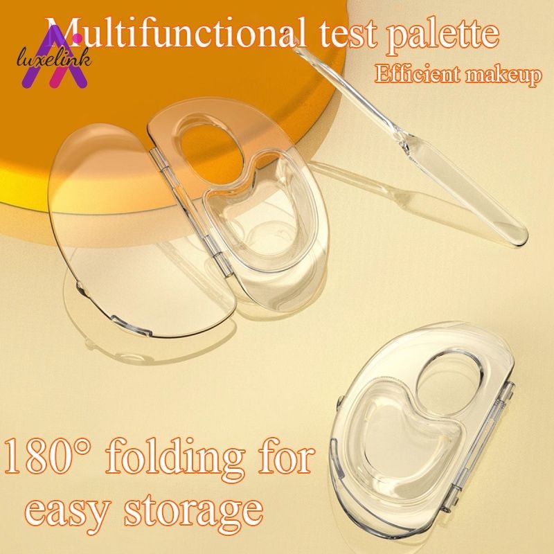luxelinkFolding Transparent Color Palette Liquid Foundation Color Palette Multifunctional Palette