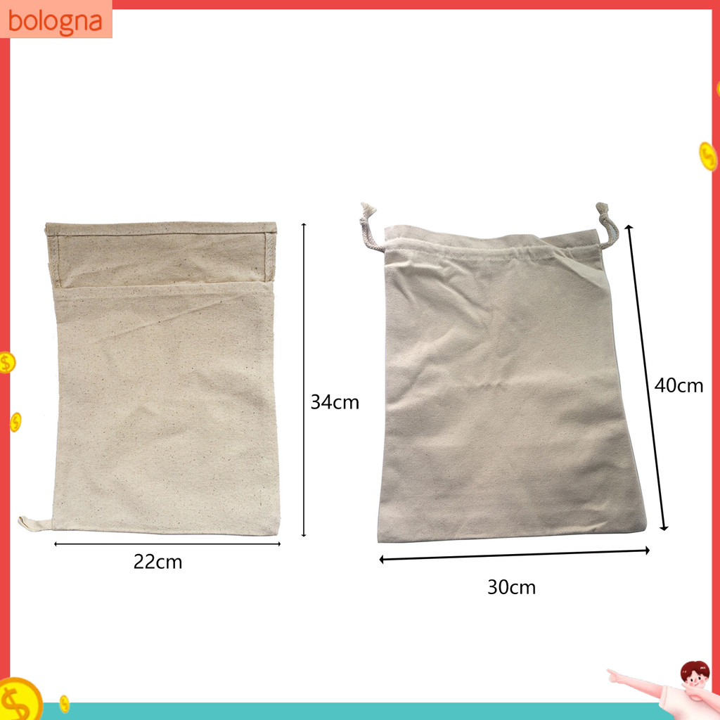 [Bologna] ถุงน้ําแข็งบด ผ้าฝ้ายธรรมชาติ ความจุขนาดใหญ่ สําหรับห้องครัว - รูปที่ 4