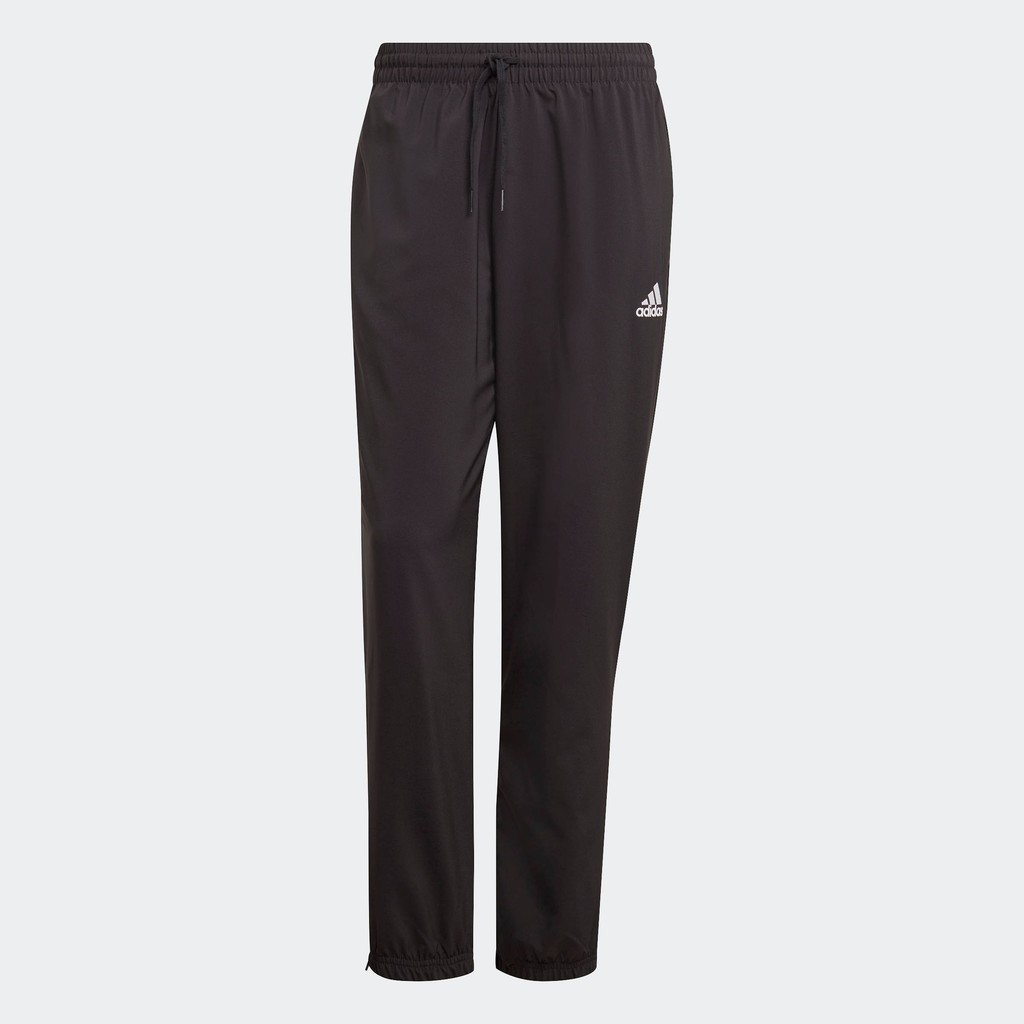 adidas ไลฟ์สไตล์ กางเกงขายาว AEROREADY Essentials Stanford ผู้ชาย สีดำ GK9252