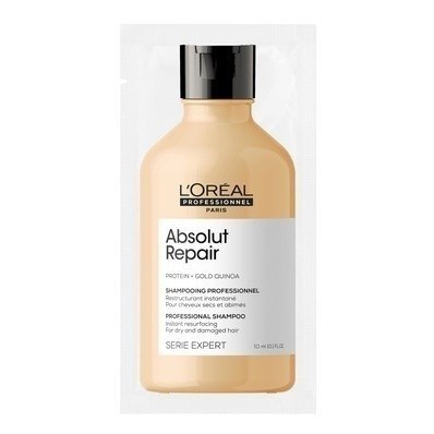 [สินค้าสมนาคุณงดจำหน่าย] NEW SERIE EXPERT ABSOLUT REPAIR SHAMPOO แชมพูสำหรับผมเสียมาก 10ml