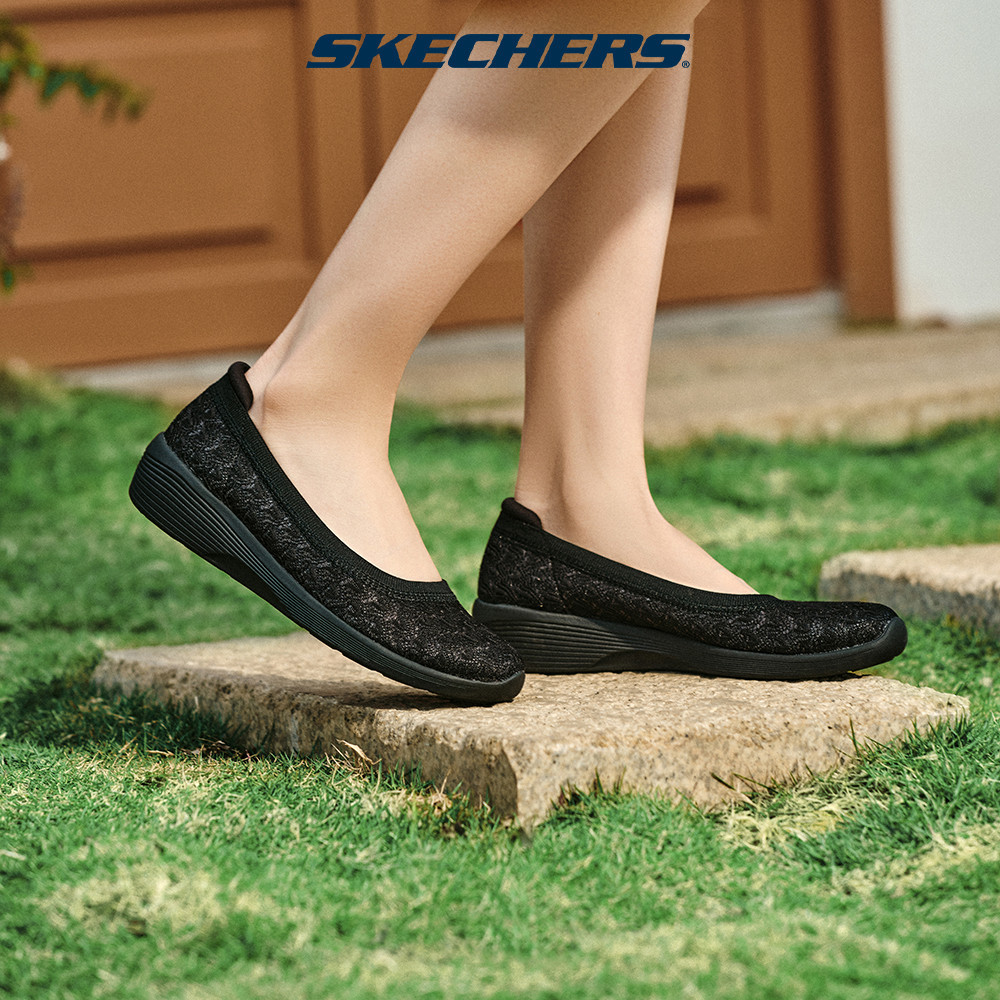 Skechers สเก็ตเชอร์ส รองเท้า ผู้หญิง Modern Comfort Arya Shoes - 158727-BBK