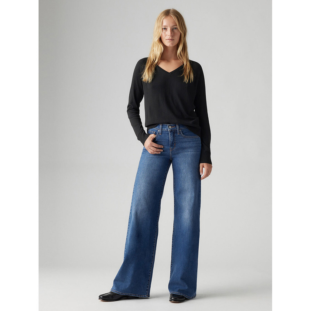 กางเกงยีนส์ Levi's® Women's 318 Shaping Wide-Leg Jeans