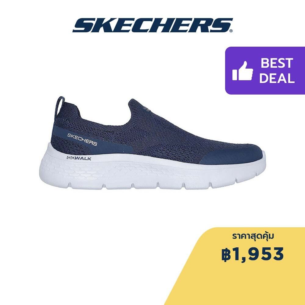 Skechers สเก็ตเชอร์ส รองเท้าผู้หญิง Women GOwalk Flex GOwalk Shoes - 124840-NVY - Air-Cooled Goga Mat