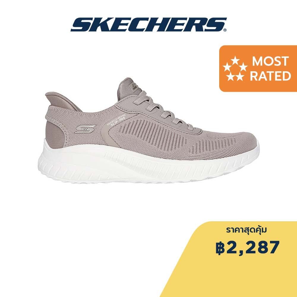 Skechers สเก็ตเชอร์ส รองเท้าผู้หญิง Women Bobs Squad Chaos Bobs Sport Shoes - 117497-TPE - Memory Foam