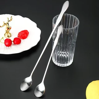 momomart ช้อนคนด้ามยาว สแตนเลส มีให้เลือก ยาว 20/26cm stirring spoon