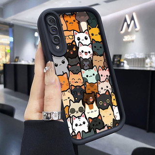 เคสสำหรับ Samsung Galaxy A50 A50s A30s เคสป้องกันโทรศัพท์รูปแมวน่ารัก