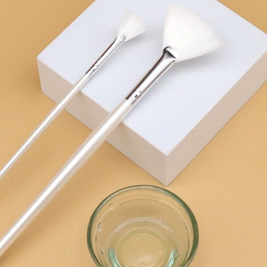 elegantedge Beauty Salon Skin Management Mask Brush ทา Liquid Spa Soft Bristle Fanshaped Brush