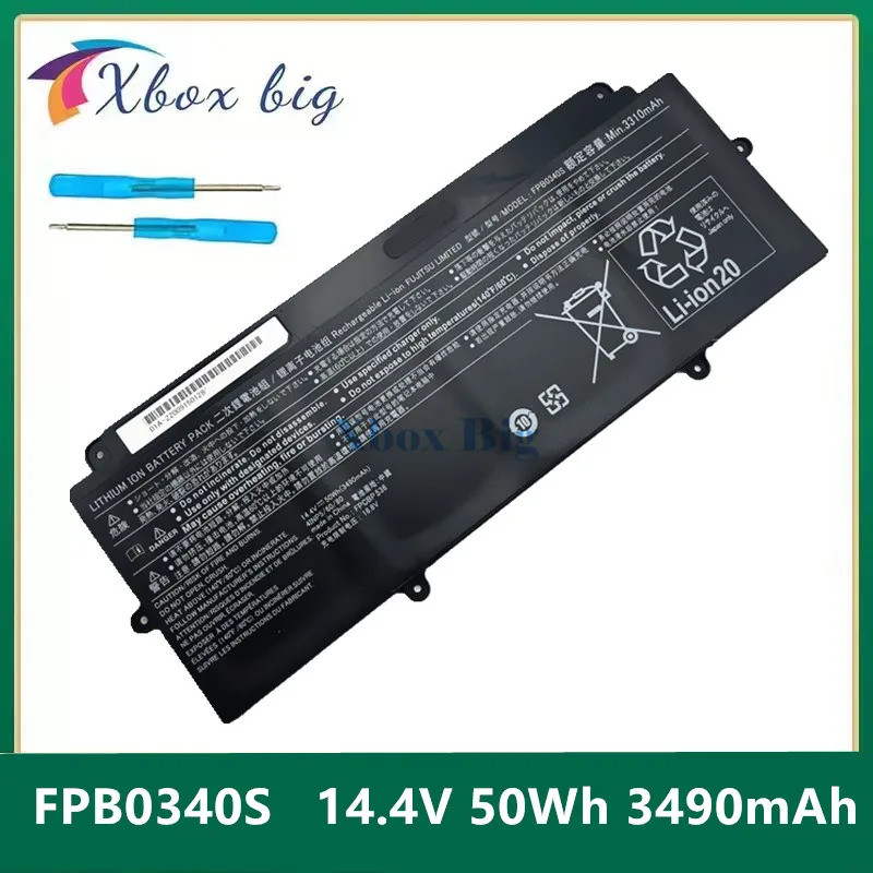14.4โวลต์50WH 3310มิลลิแอมป์ชั่วโมง FPB0340S แบตเตอรี่แล็ปท็อปสำหรับฟูจิตสึ FPCBP536 LifeBook U937 U
