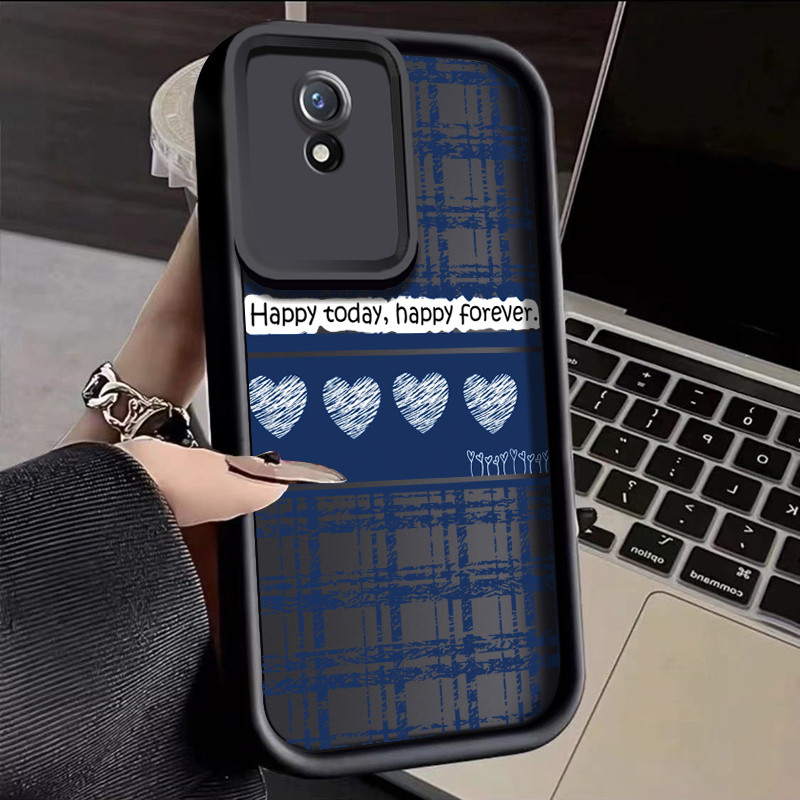 เคสสำหรับ VIVO Y02 VIVO Y02A VIVO Y02T Y02s เคสป้องกันโทรศัพท์กันกระแทกแบบซิลิโคนที่อินเทรนด์