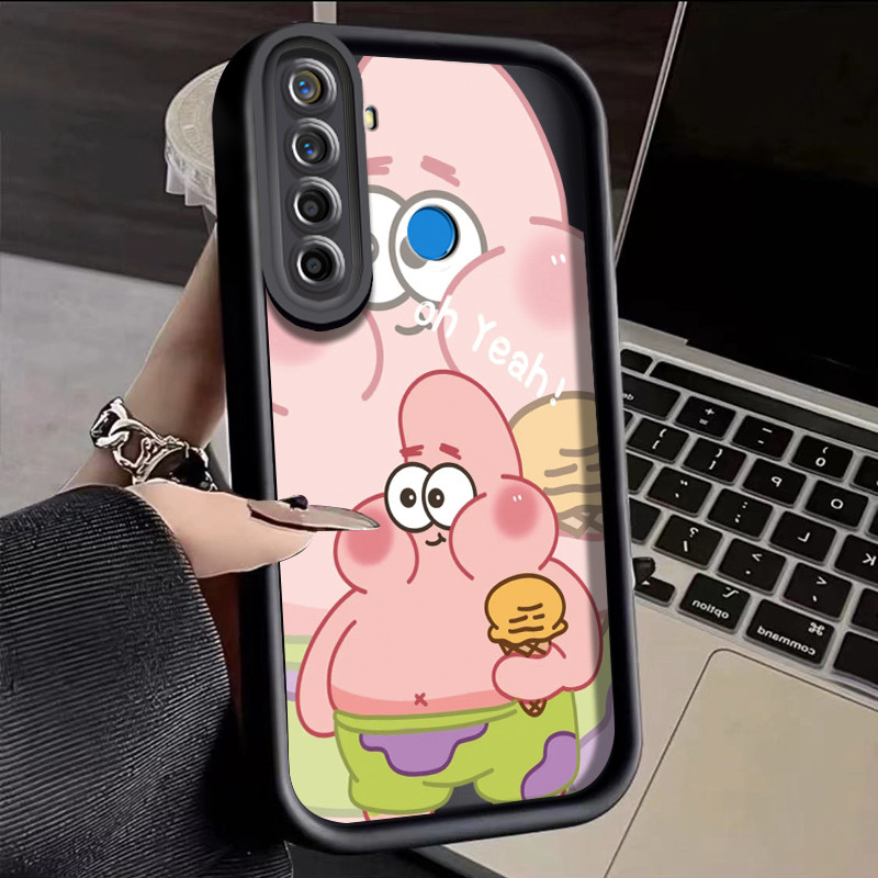 เคสสำหรับ Realme 5 5i 5s 6i C3 C3i Narzo 10 Narzo 10A Narzo 20A เคสชุดการ์ตูนสปันจ์บ็อบสแควร์เคสโทรศ