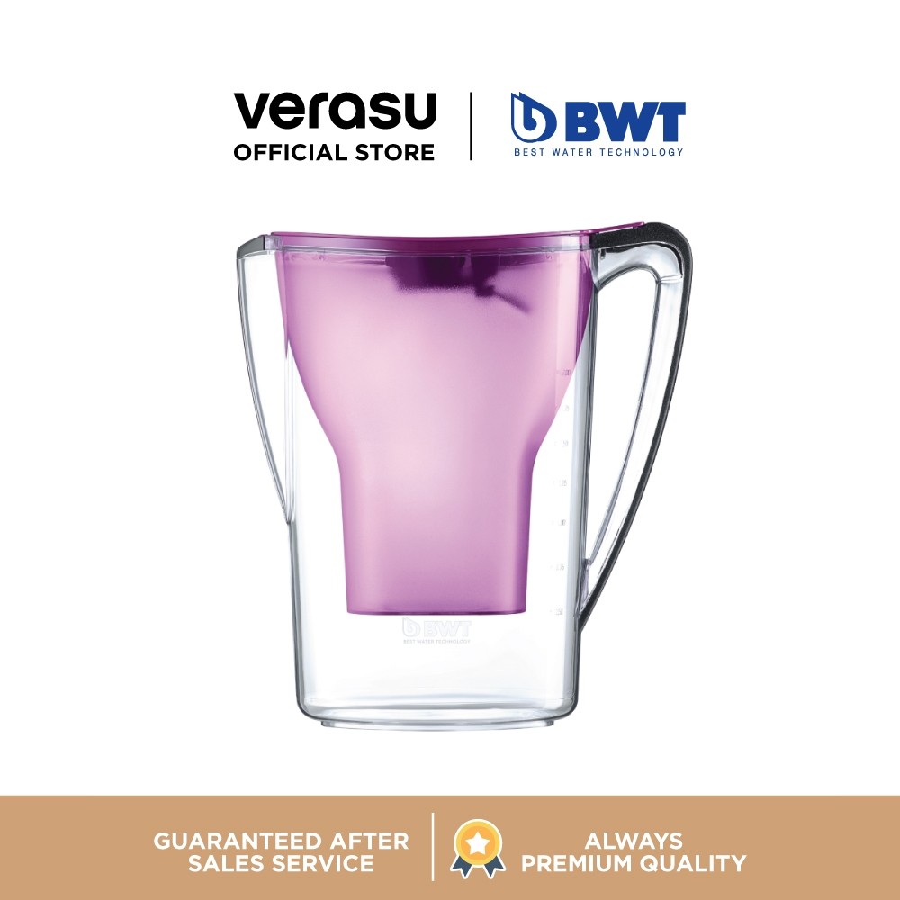 BWT เหยือกกรองน้ำดื่ม 2.7 ลิตร AQUAlizer Home Manual สีม่วง รุ่น BWT-125557848