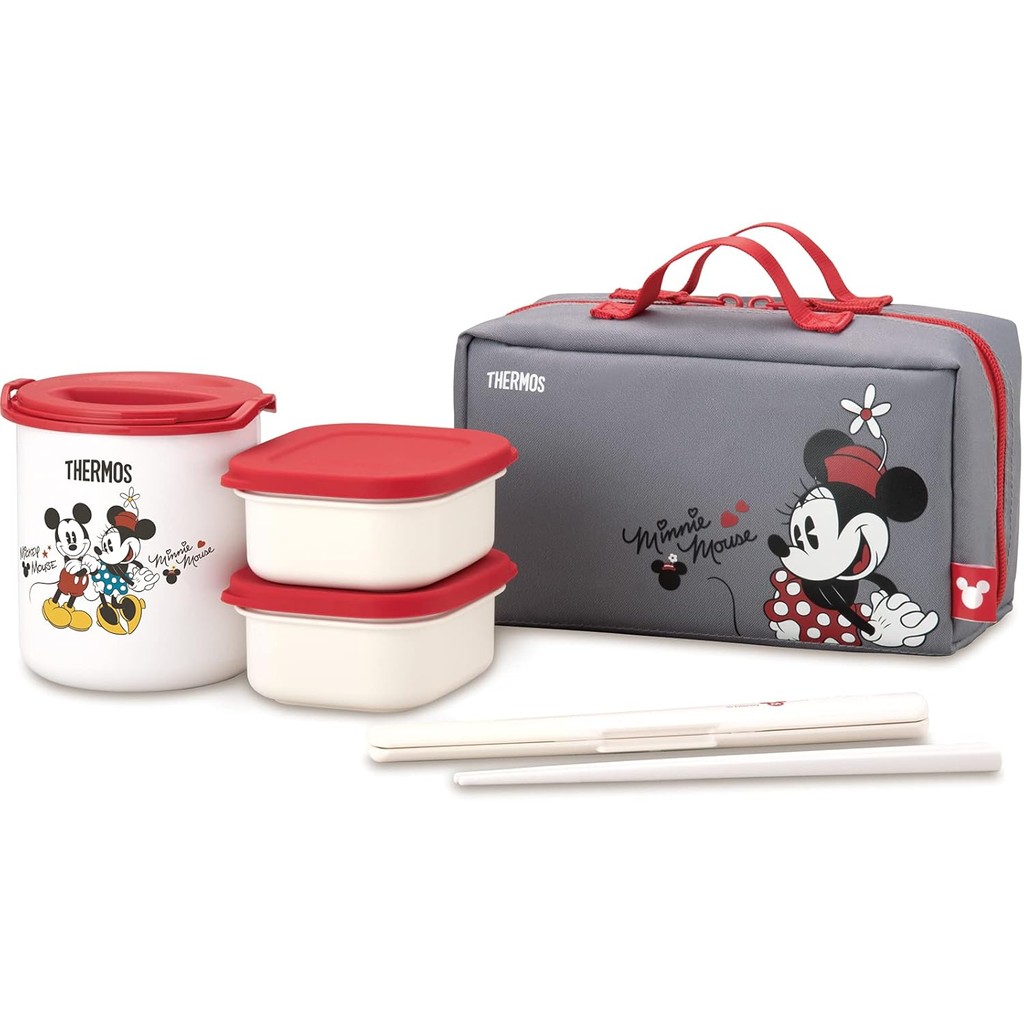 Thermos Insulated Lunch Box approx. 0.6 cups Disney Black Red DBQ-255DS BKR