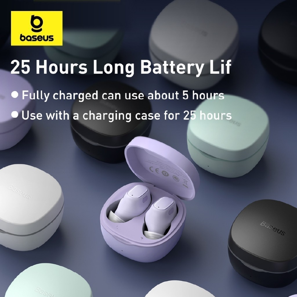 Baseus หูฟังบลูทูธไร้สาย รุ่น Bowie WM01 True Wireless Earphones