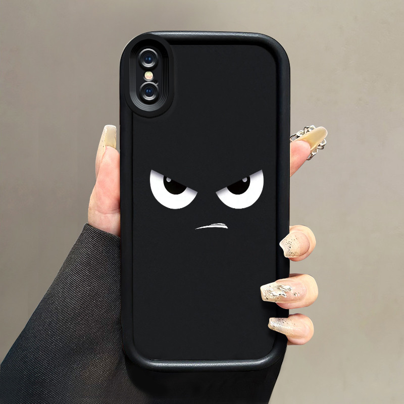 เคสสำหรับ iPhone X Xs Xr Xs Max เคสป้องกันการกระแทกซิลิโคนเคสโทรศัพท์มีลายดวงตายอดนิยม