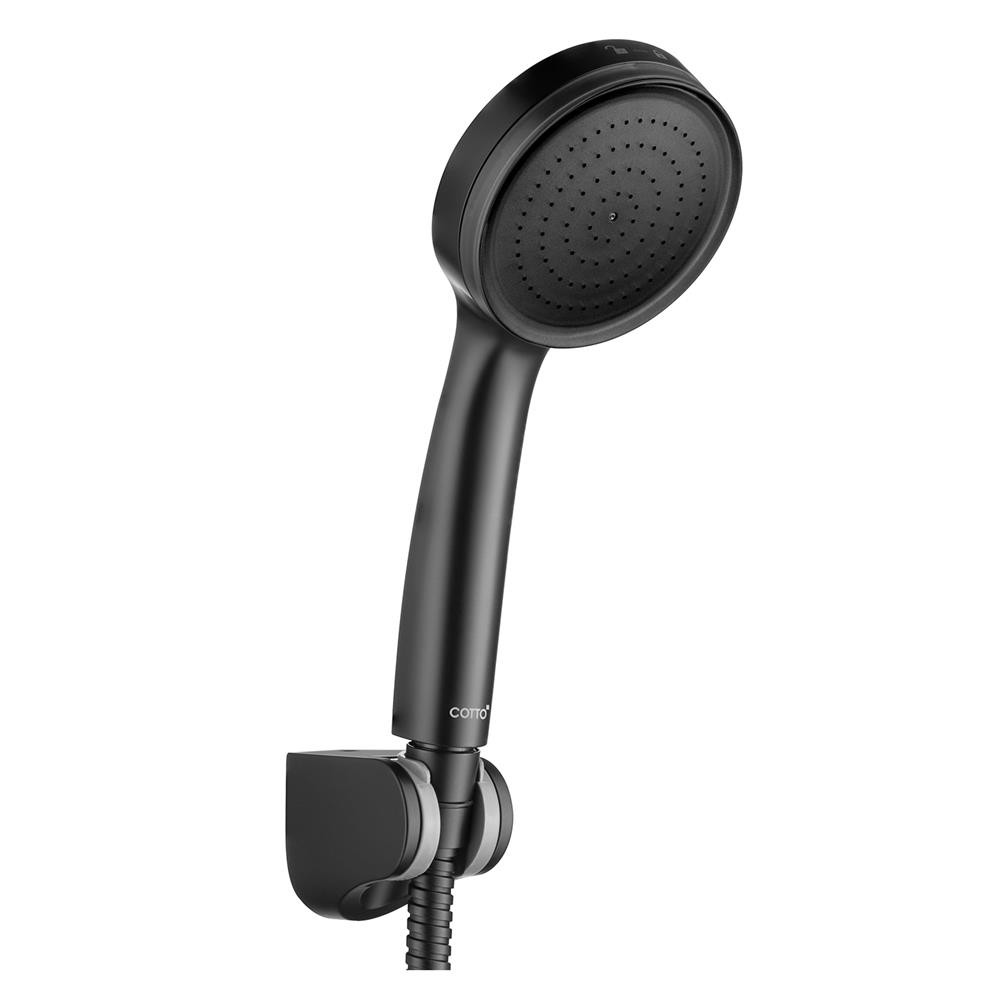 COTTO ฝักบัวสายอ่อน 1 ระดับ COTTO ZH020BL (HM) สีดำ ฝักบัว ฝักบัวสายอ่อน HAND SHOWER 1-FUNCTION COTT
