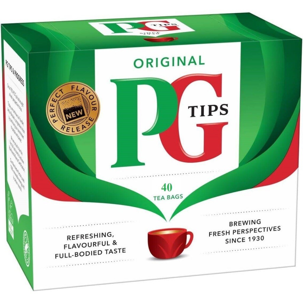 Pg Tips Original Tea Bags X 40 ซอง รสชาติดั้งเดิมจากประเทศอังกฤษ