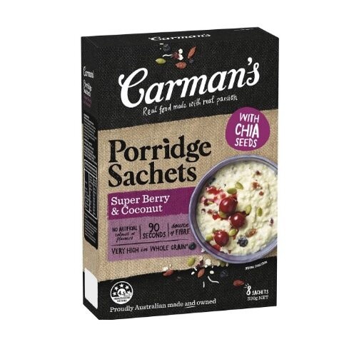 Carman'S Porridge Super Berry & Coconut 320G