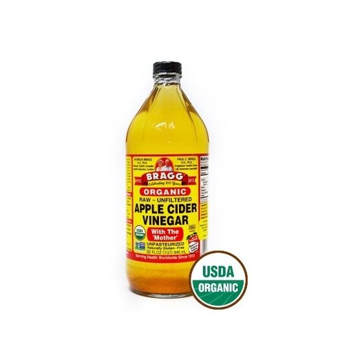 Bragg Apple Cider Vinegar 946Ml น้ำส้มสายชู น้ำส้มสายชูสกัด Acv ขวดแก้ว