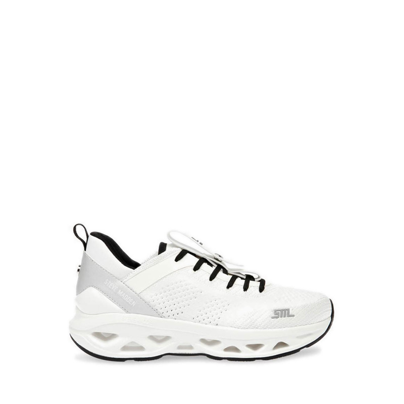 Steve Madden รุ่น SURGE 1 รองเท้าผ้าใบผู้หญิง - สีขาว/เงิน