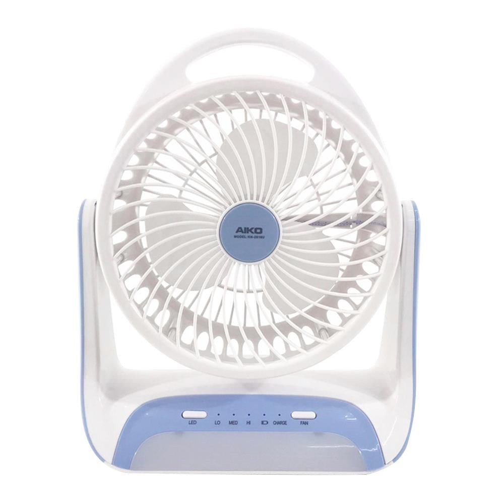 AIKO พัดลมพกพา AIKO KN-2816U สีฟ้า พัดลม พัดลมพกพา DESK FAN AIKO KN-2816U LIGHT BLUE 
พัดลมอเนกประสง