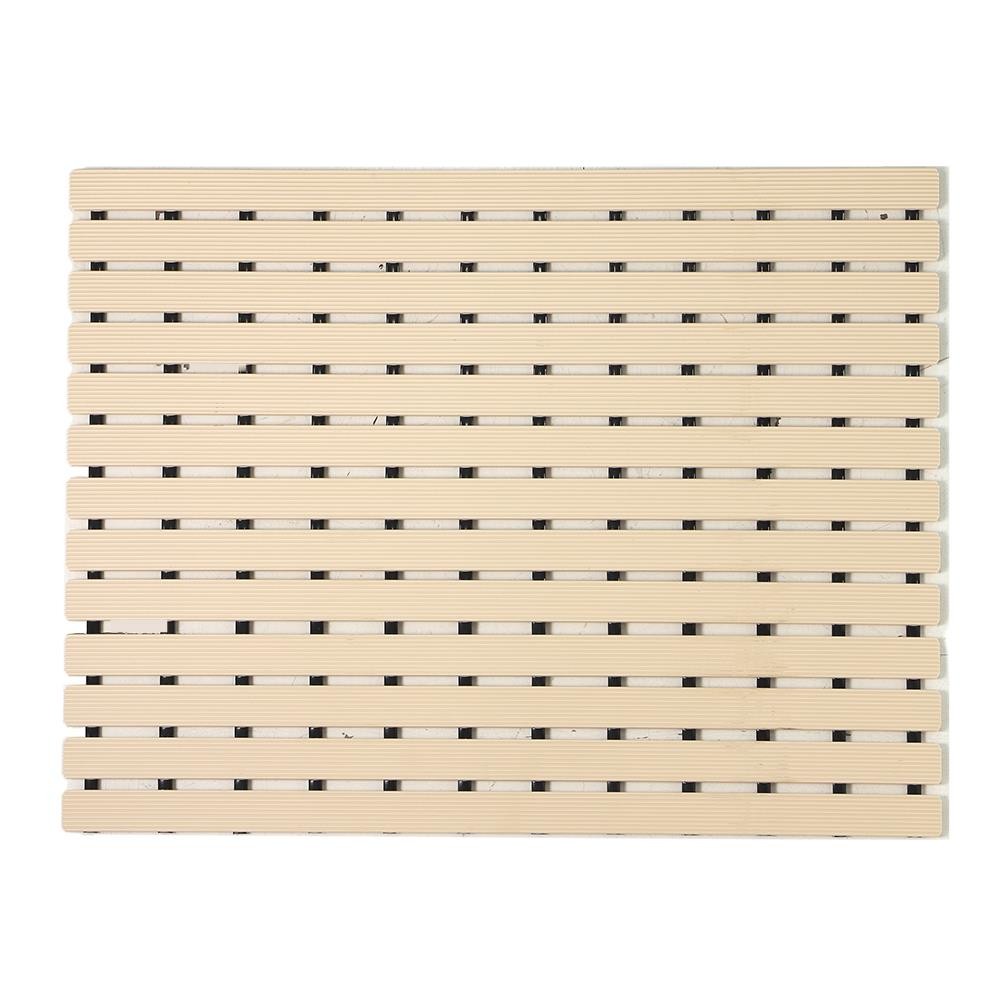 ELLIS แผ่นกันลื่น ELLIS SM45 45x60 ซม. สีครีม อุปกรณ์ห้องน้ำ พรมพื้นห้องน้ำ ANTI-SLIP MAT ELLIS SM45