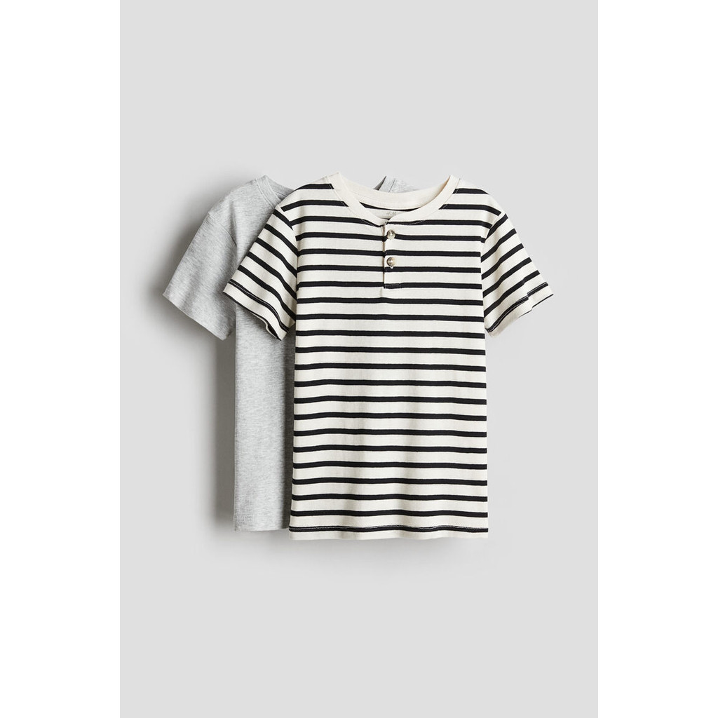 H&M Boys 2-pack Henley T-shirts 1266878_1