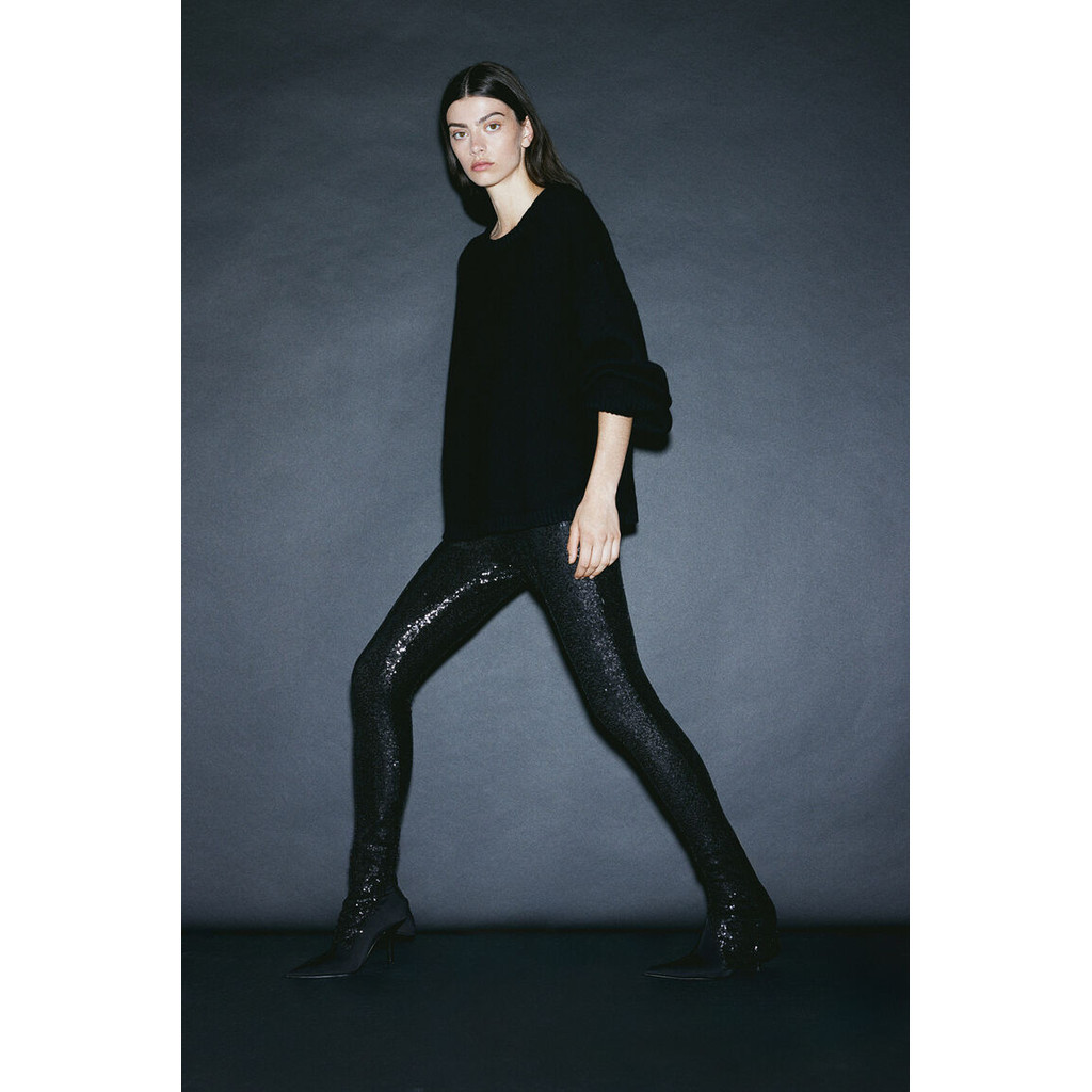 H&M Woman เลกกิ้งปักเลื่อม 1208634_1