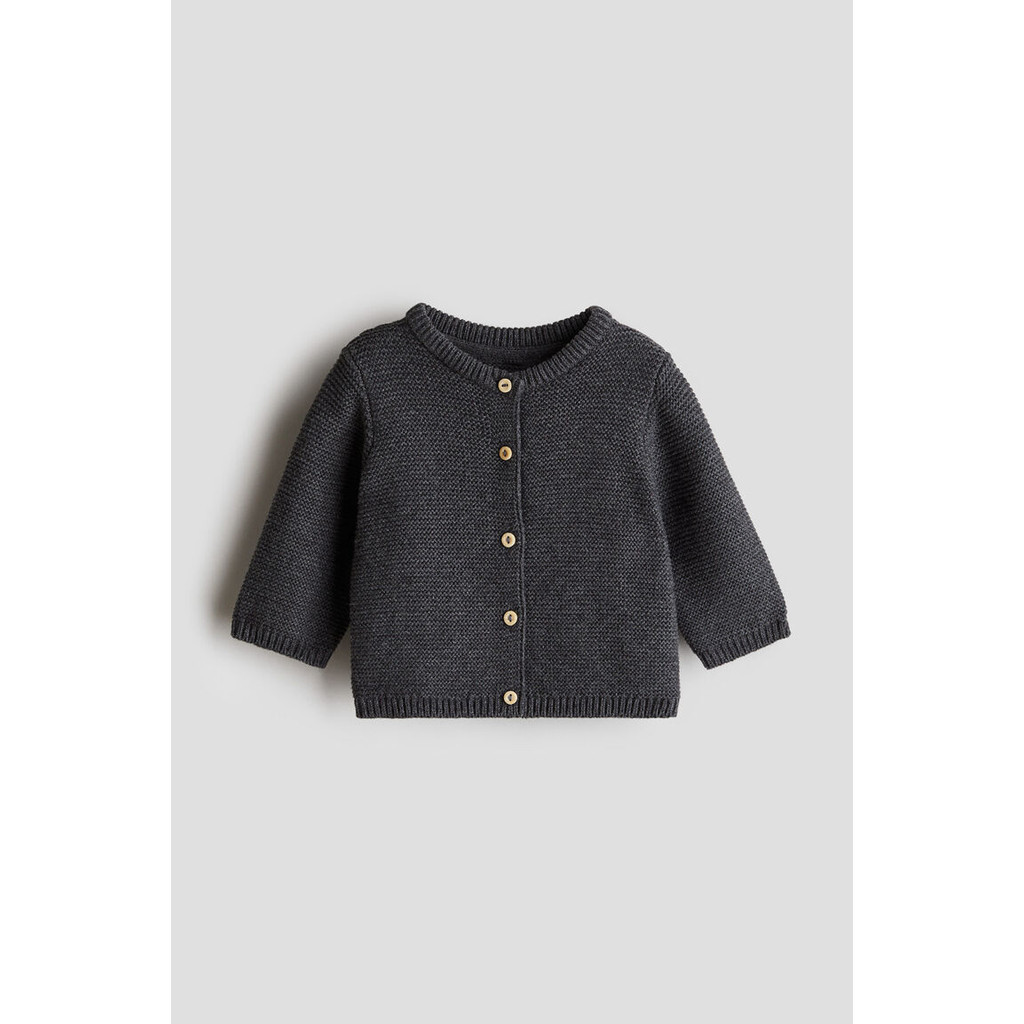 H&M(เอชแอนด์เอ็ม) เสื้อคลุมแบบถัก (Knitted cardigan) เด็กอ่อน 1166949_1