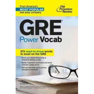 GRE Power Vocab (Graduate School Test Preparation) [Paperback]