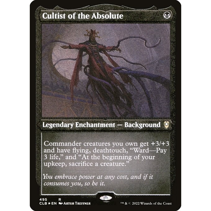 [Commander Legends: Battle for Baldur's Gate] - [CLB] - (R) -[Cultist of the Absolute] -  [2022]
