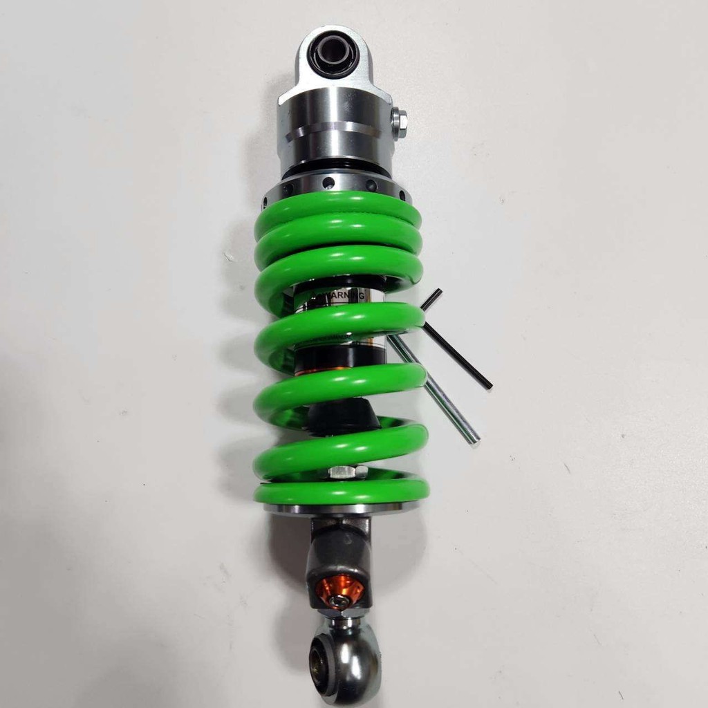 โช๊คหลัง WP โช๊คเดี่ยว สีเขียว MSX , KSR , SONIC , LS , TENA , DASH แก๊สกึ่งน้ำมัน