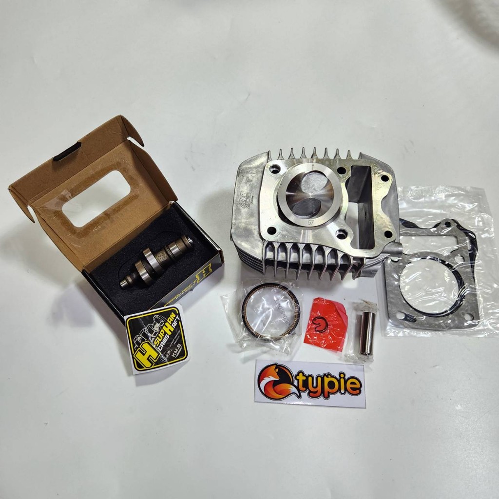 ชุด2ชิ้น เสื้อสูบ ลูก56 + แคมเฮงสุพรรณ WAVE125ปลาวาฬ 2012-2018 / MSX