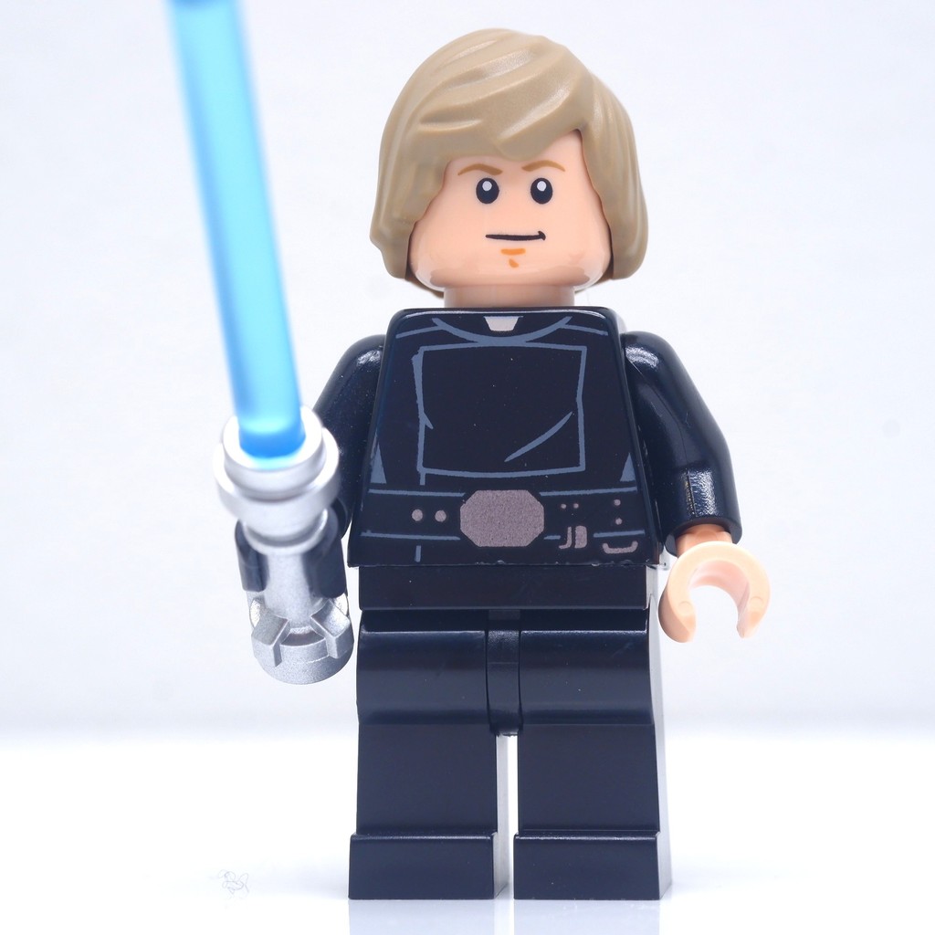 ( Ploybrick Minifigure ของแท้ ) Star Wars Luke Skywalker Jedi Master (75352)
