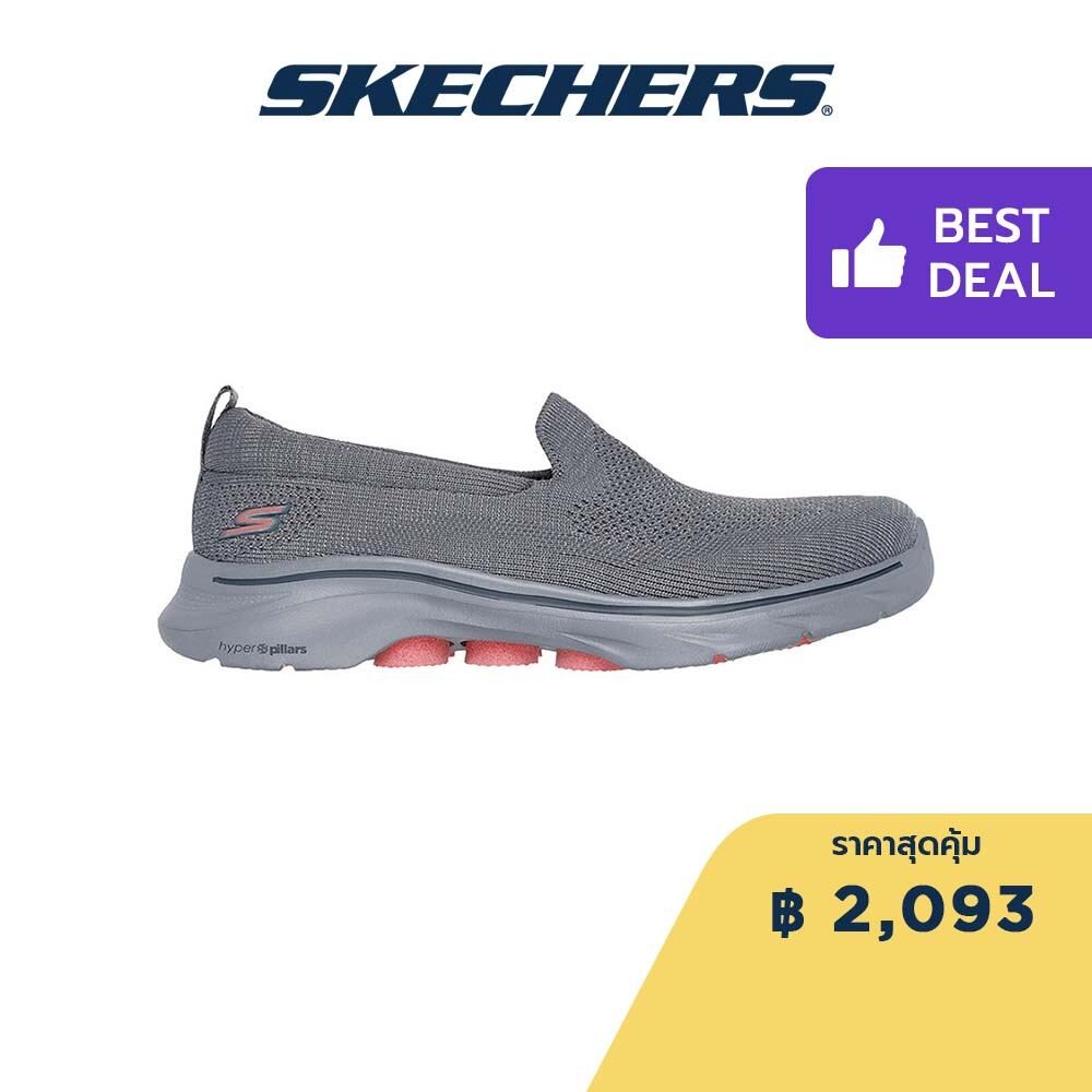 Skechers สเก็ตเชอร์ส รองเท้าผู้หญิง Women GOwalk 7 GOwalk Shoes - 125205-CCCL - Air-Cooled Goga Mat