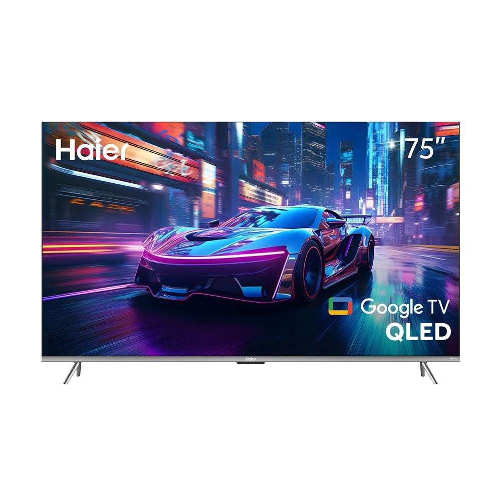 [จัดส่งพร้อมเชื่อมต่อสัญญาณ]  HomePro คิวแอลอีดีทีวี 75 นิ้ว  (4K, GOOGLE TV) H75S800UX แบรนด์ HAIER