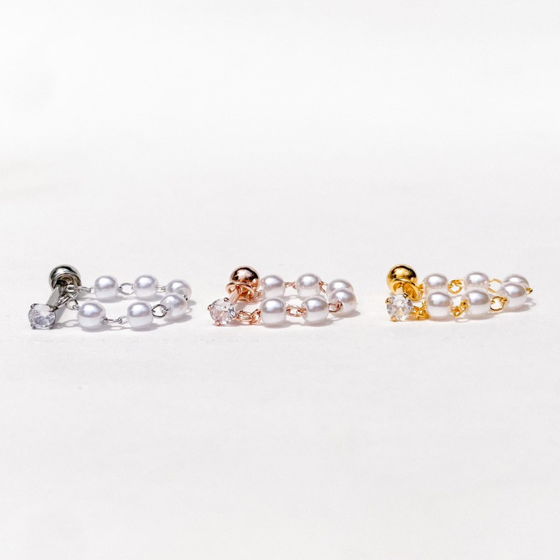 More Than Piercing: C001 Pearl Chain (1 pc)