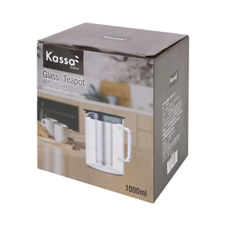 KASSA HOME กาน้ำชาแบบมีไส้กรอง 1,000 มล. รุ่น BV407S