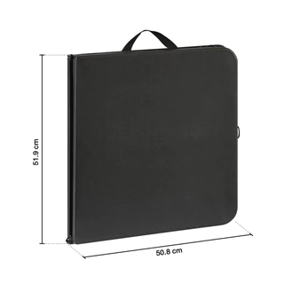 FONTE โต๊ะพับแบบพกพา ขาปรับได้ 3 ระดับ รุ่น NT5115 ขนาด 100 x 50 x 70.9 ซม. สีดำ